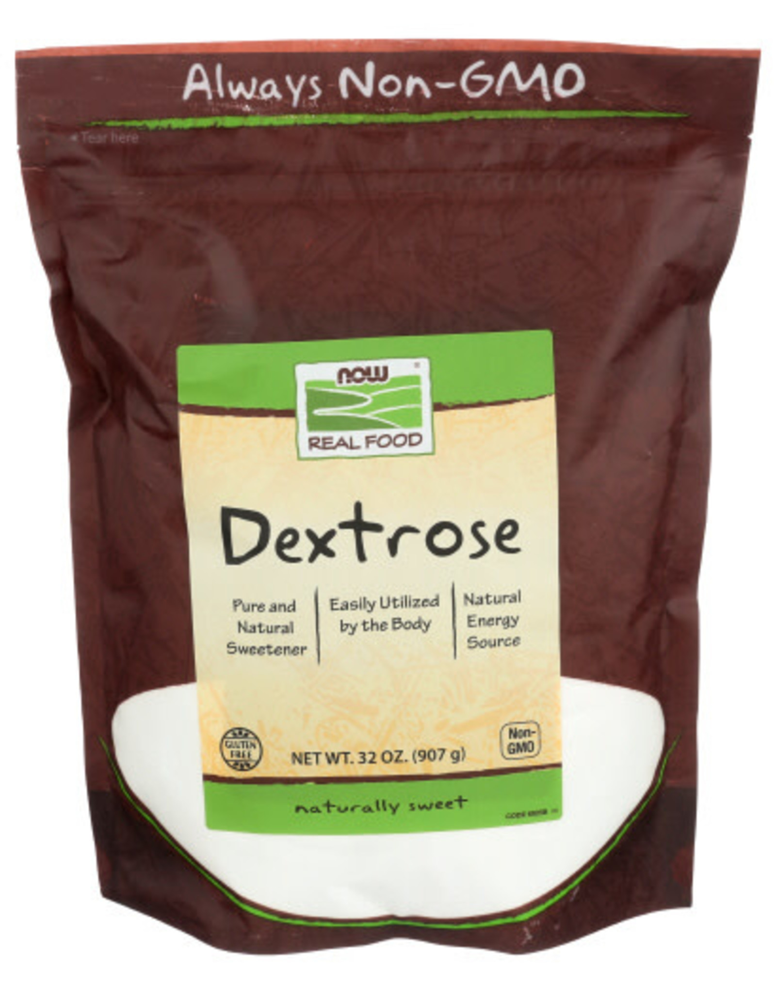 NOW REAL FOOD® NOW REAL FOODS DEXTROSE, 0.32 OZ.