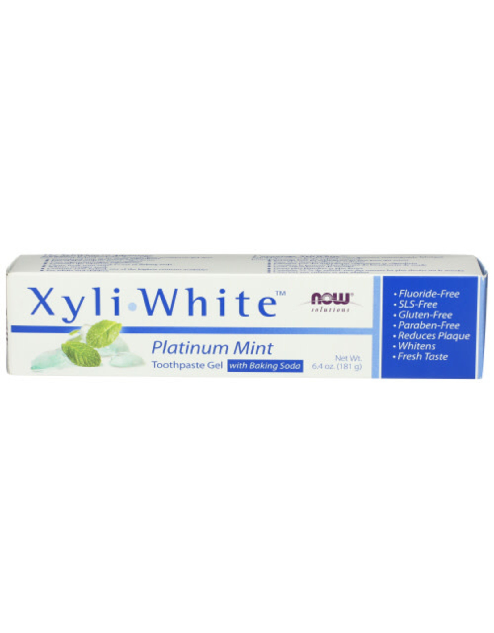 NOW® SOLUTIONS NOW SOLUTIONS XYLI-WHITE MINT/BAKING SODA TOOTHPASTE, 6.4 OZ.