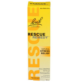 BACH® BACH NATURAL STRESS RELIEF RESCUE REMEDY DROPS, 20 ML. BOTTLE