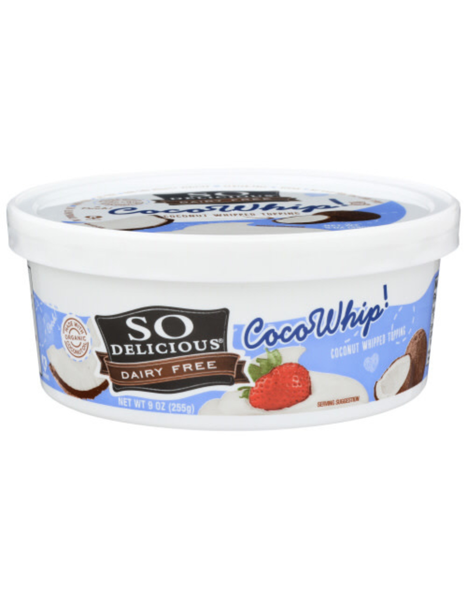 SO DELICIOUS® SO DELICIOUS COCOWHIP COCONUT WHIPPED TOPPING, 9 OZ.