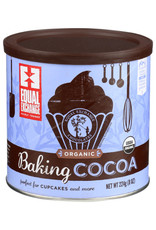 EQUAL EXCHANGE EQUAL EXCHANGE AUTHENTIC FAIR TRADE COCOA, BAKING COCOA, 224 G.