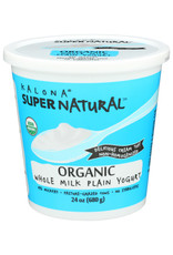 KALONA SUPERNATURAL KALONA SUPERNATURAL ORGANIC PLAIN CREAM TOP YOGURT, 24 OZ.