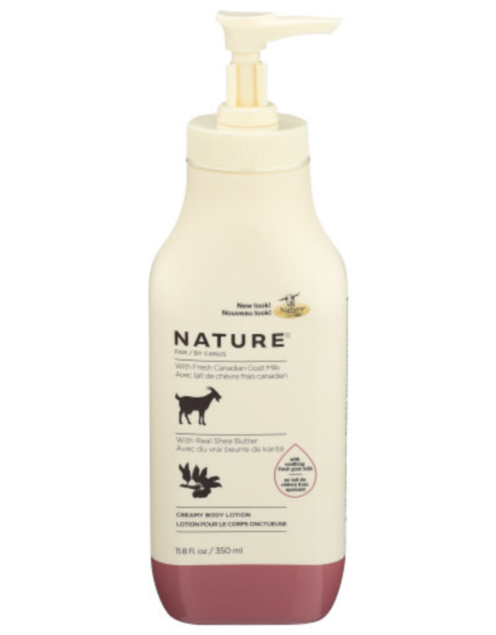 NATURE BY CANUS™ NATURE MOISTURIZING LOTION WITH FRESH GOAT'S MILK, 11.8 OZ.