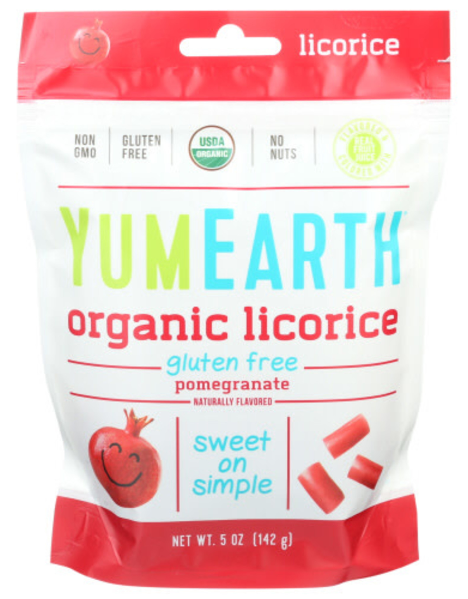 YUMEARTH® YUMEARTH POMEGRANATE LICORICE, 5 OZ.