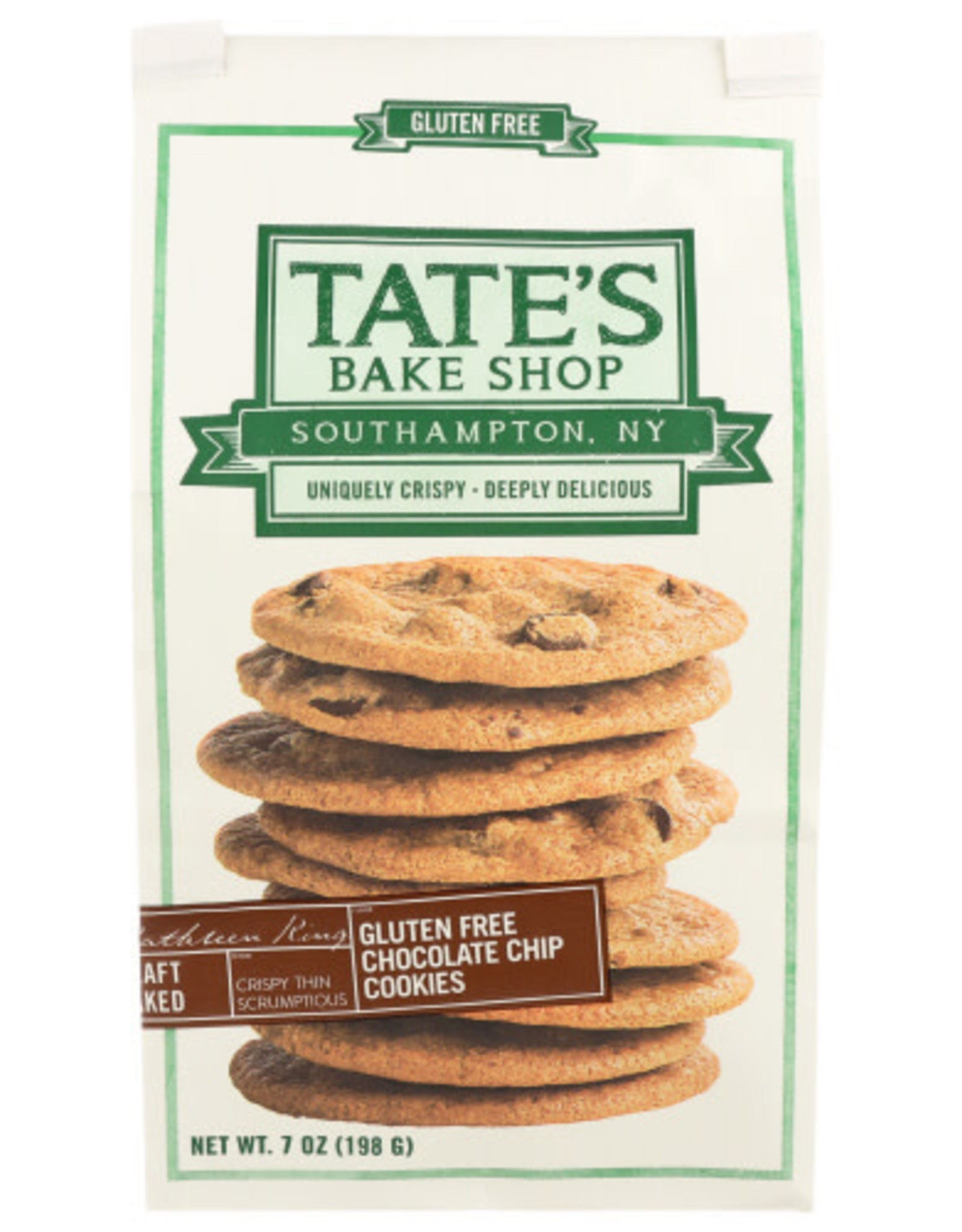 TATE'S BAKE SHOP TATE'S BAKE SHOP COOKIES, GLUTEN FREE CHOCOLATE CHIP, 7 OZ.