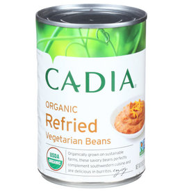 CADIA CADIA ORGANIC REFRIED VEGETARIAN BEANS, 16 OZ.