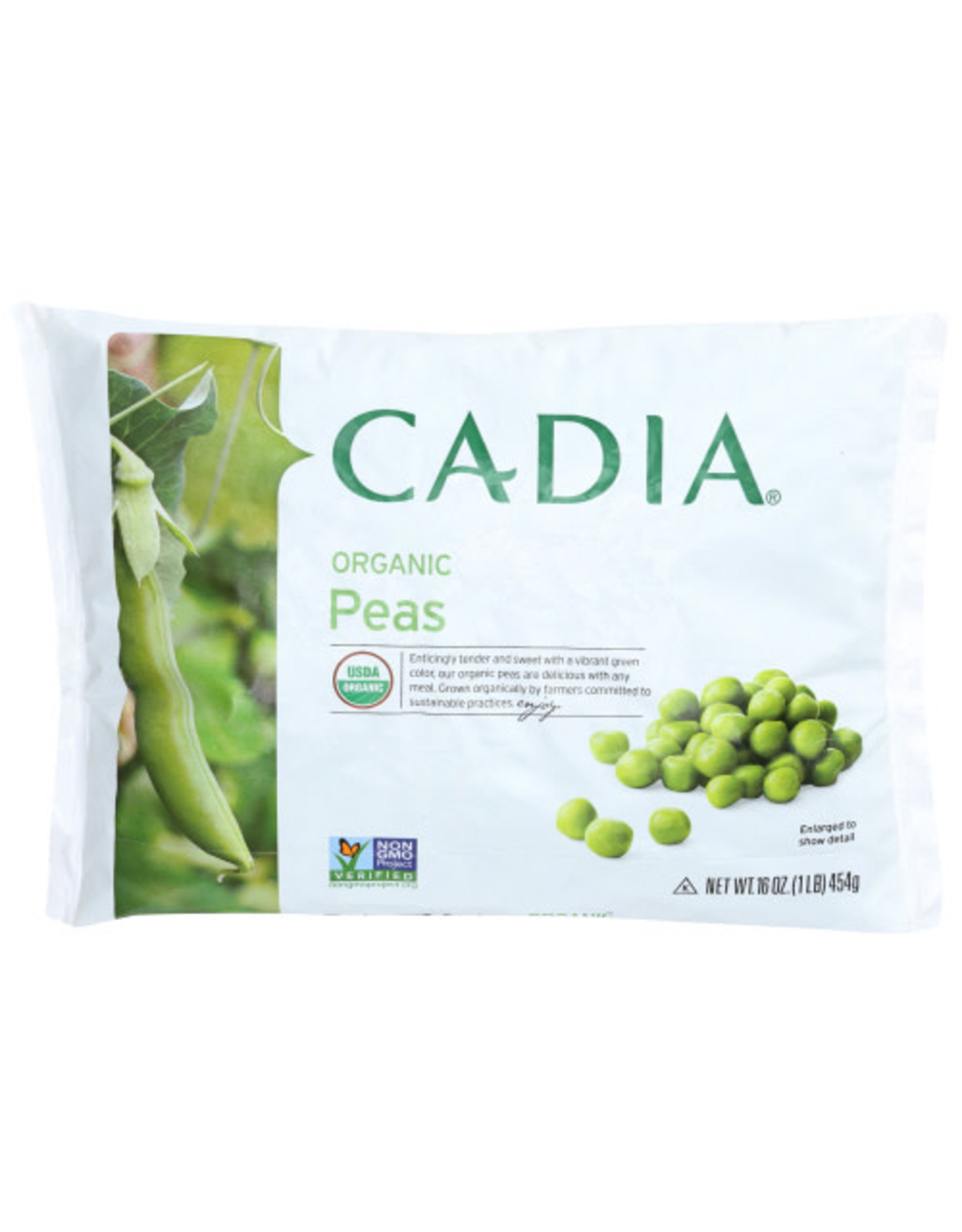 CADIA CADIA FROZEN ORGANIC PEAS, 16 OZ.