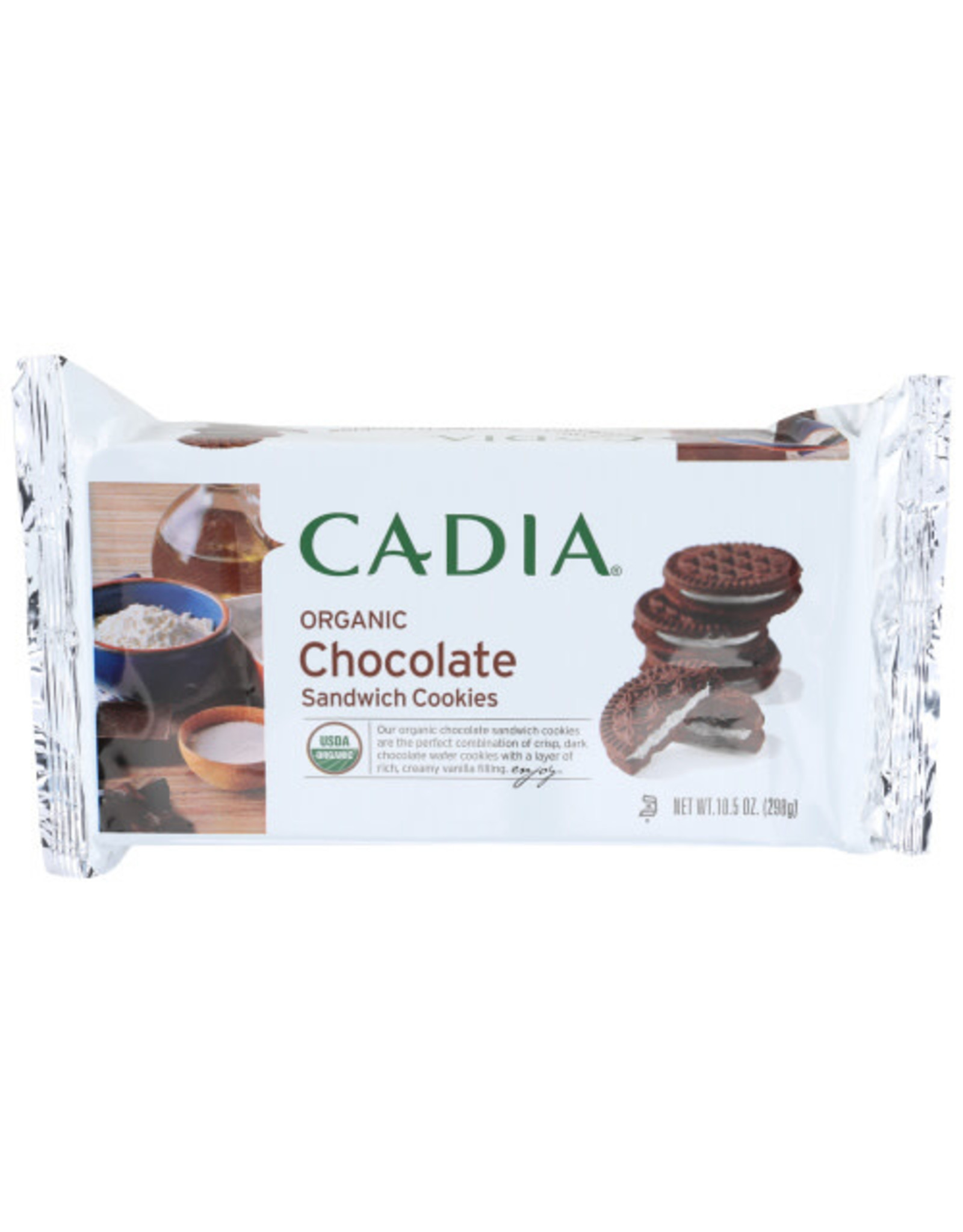 CADIA CADIA ORGANIC CHOCOLATE SANDWICH COOKIES, 10.5 OZ.