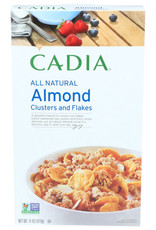 CADIA CADIA ALL NATURAL ALMOND CLUSTERS AND FLAKES, 11 OZ.