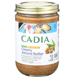 CADIA CADIA NO-STIR CREAMY ALMOND BUTTER, 1 LB.