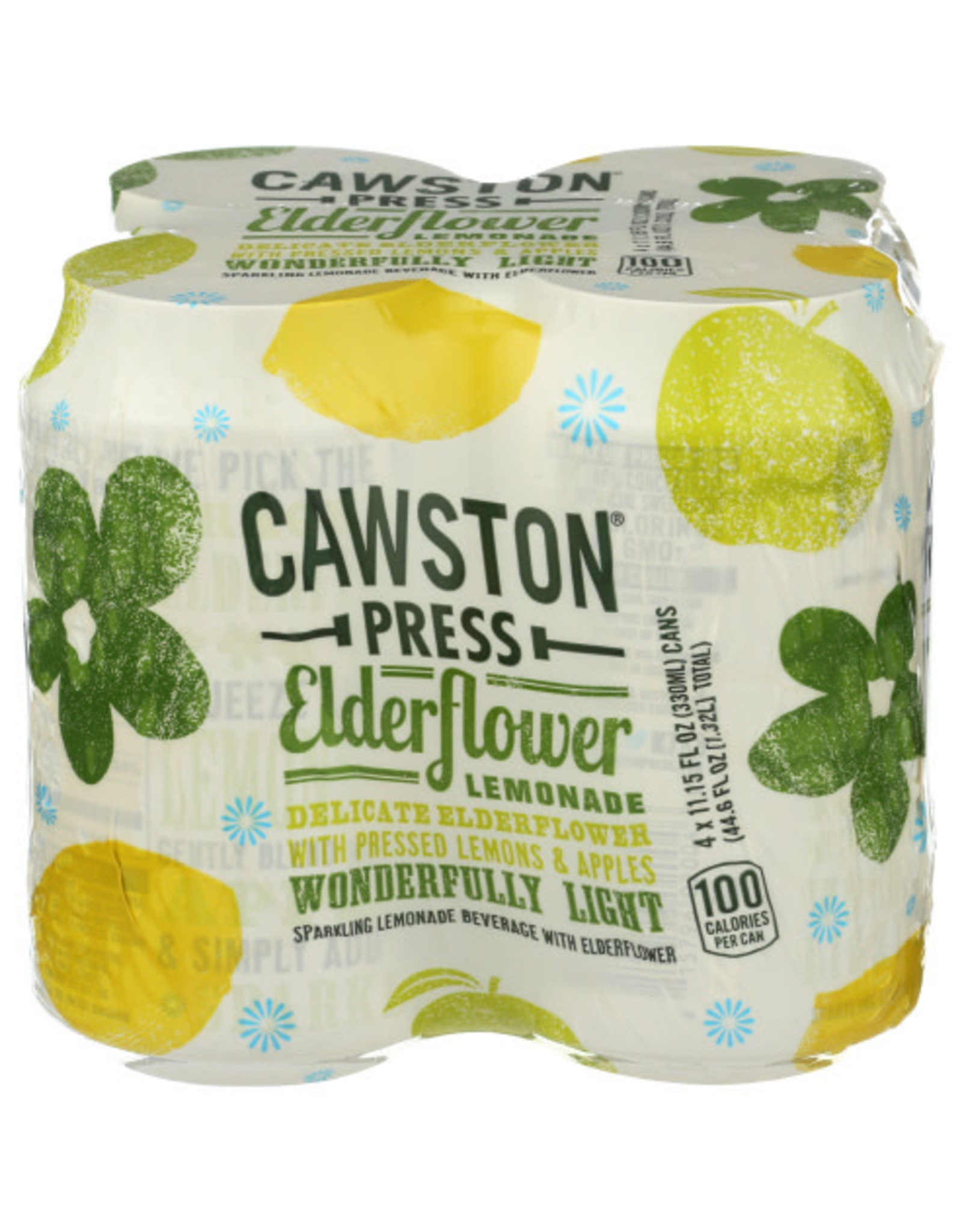CAWSTON PRESS® CRAWSTON PRESS CRAFT SODA, ELDERFLOWER LEMONADE, 4 CANS