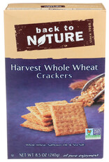 BACK TO NATURE BACK TO NATURE HARVEST WHOLE WHEAT CRACKERS, 8.5 OZ. BOX