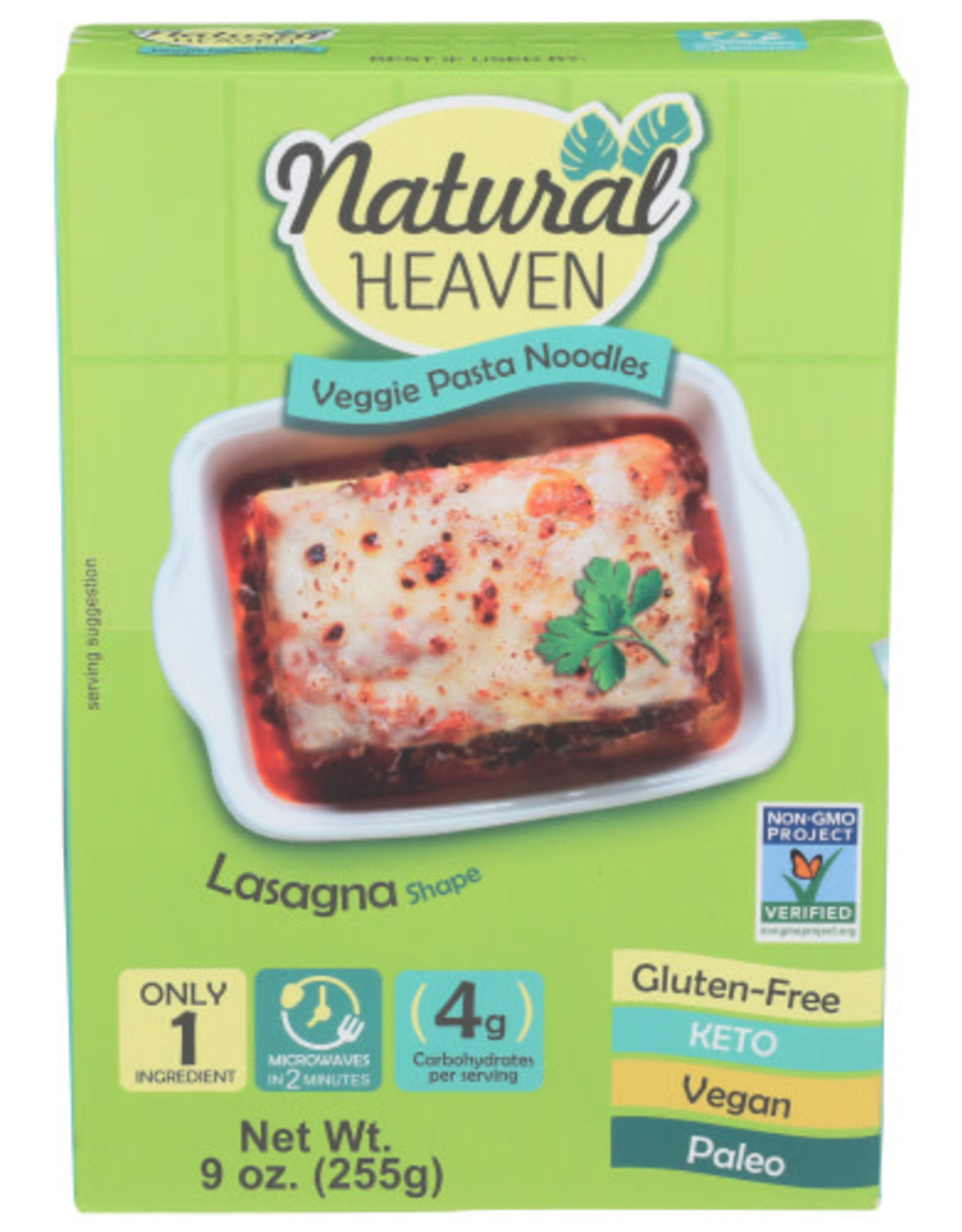 NATURAL HEAVEN Nature Heaven Veggie Pasta Noodles Lasagna 9 oz