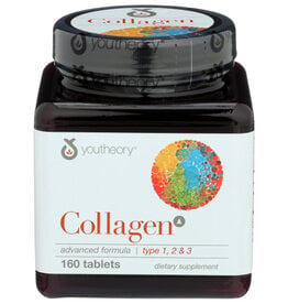 YOUTHEORY YOUTHEORY DIETARY SUPPLEMENT, COLLAGEN ADVANCED, 160 TABLETS