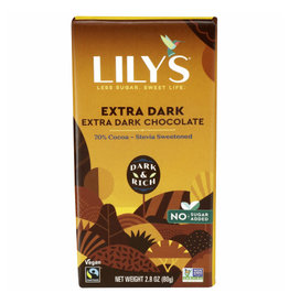 LILY'S SWEETS LILY'S DARK CHOCOLATE BAR, SEA SALT , 2.8 OZ.