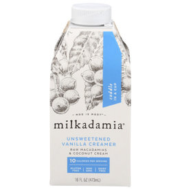 MILKADAMIA Milkadamia Macadamia Creamer Unsweetened Vanilla 16 fl oz
