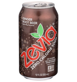 ZEVIA® ZEVIA SODA, GINGER ROOT BEER, 12 FL. OZ.