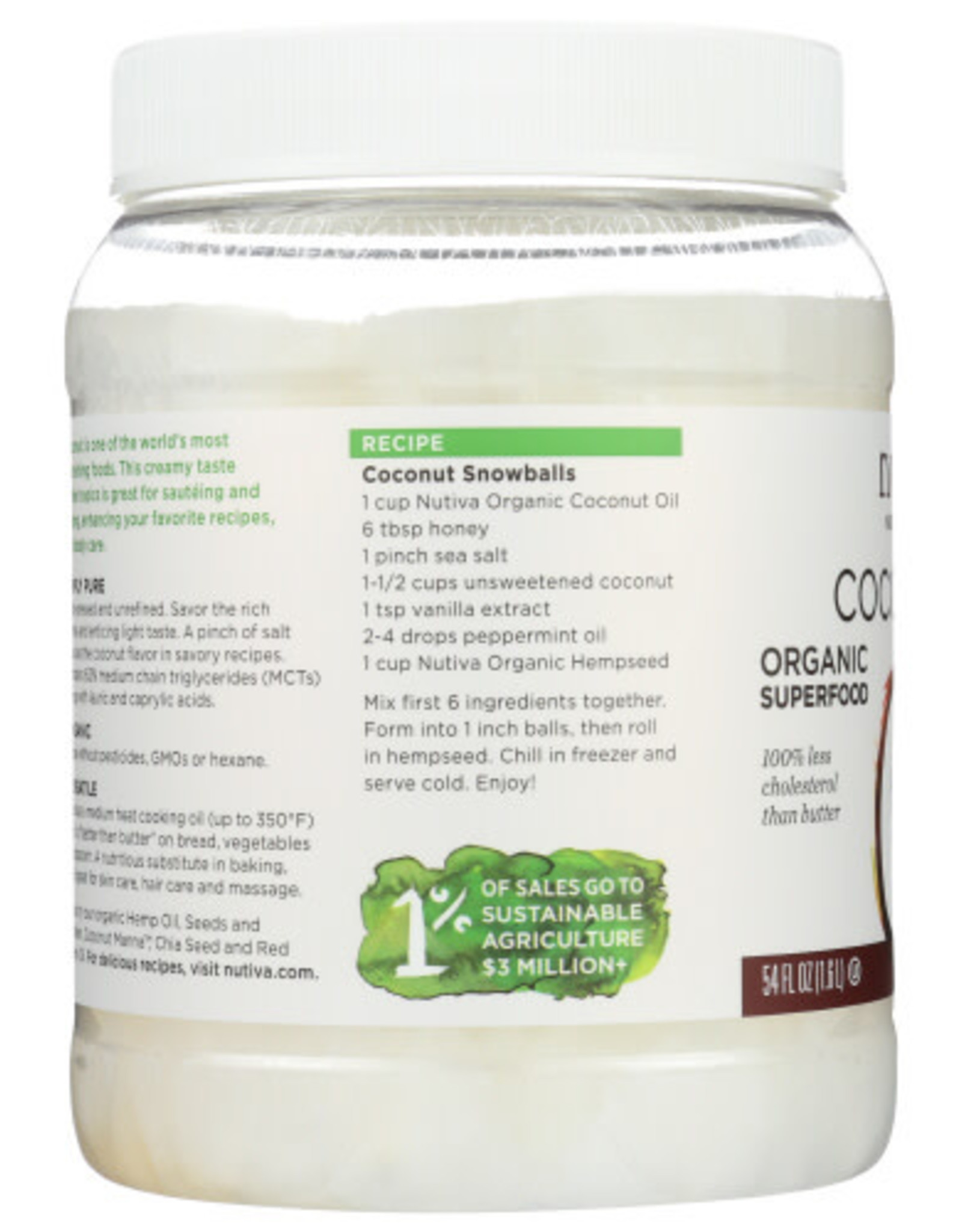 NUTIVA® Nutiva OG Coconut Oil 54 oz