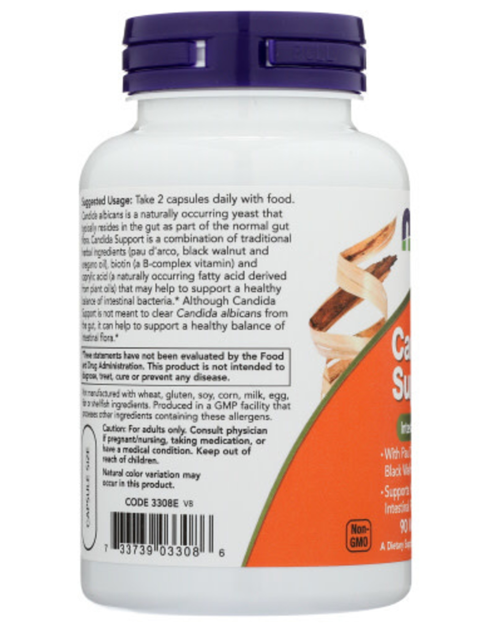 NOW FOODS NOW FOODS CANDIDA SUPPORT, 90 CAPSULES