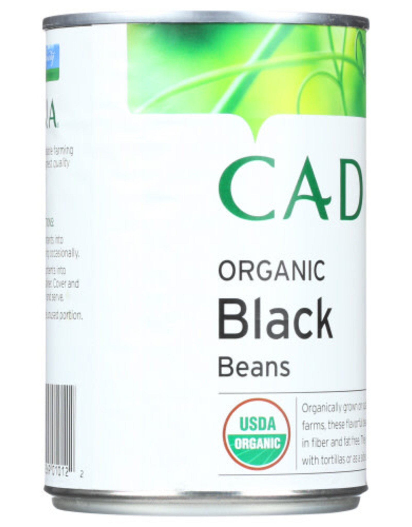 CADIA CADIA ORGANIC BLACK BEANS, 15 OZ.