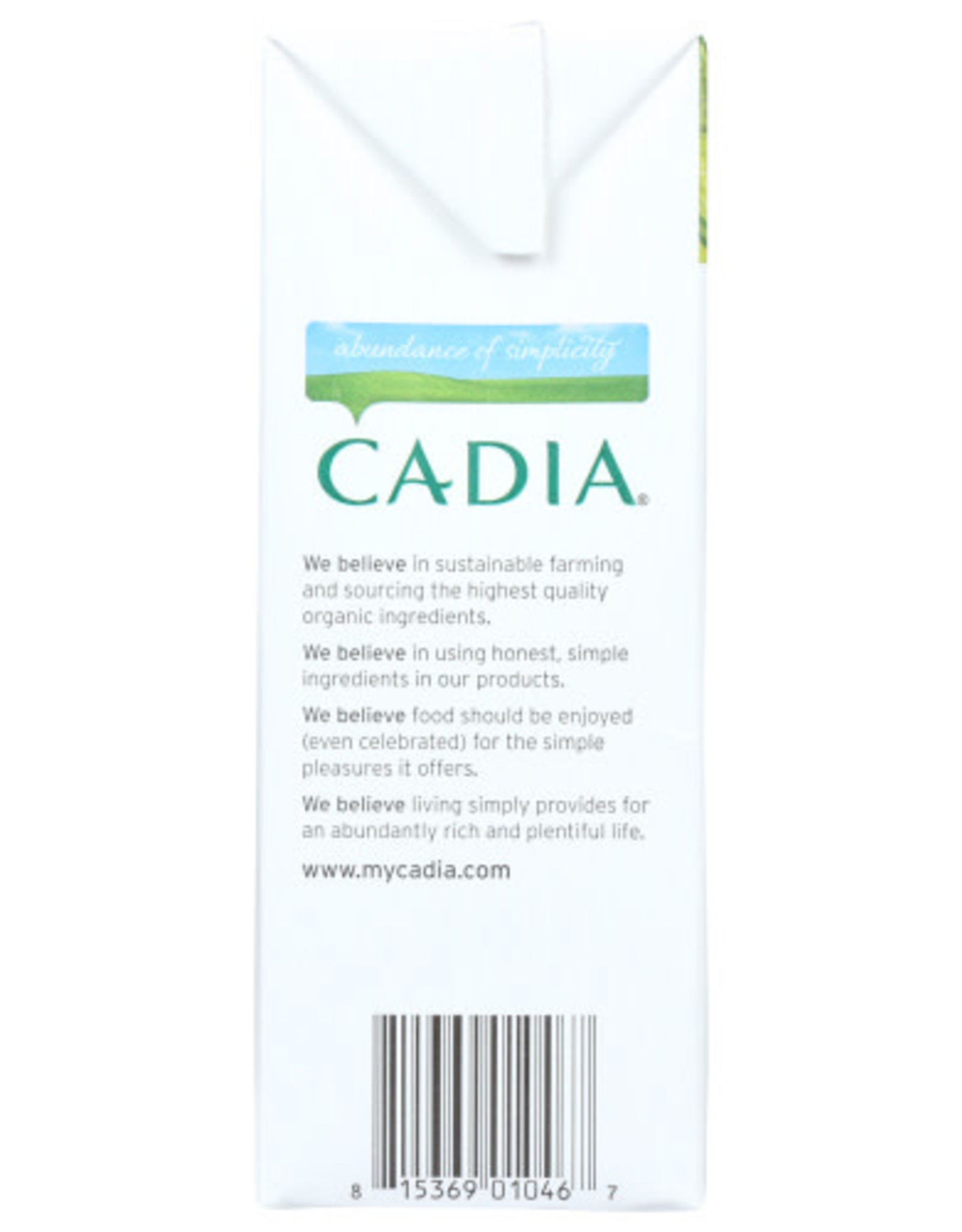 CADIA CADIA ORGANIC LOW SODIUM FREE-RANGE CHICKEN BROTH, 32 OZ.