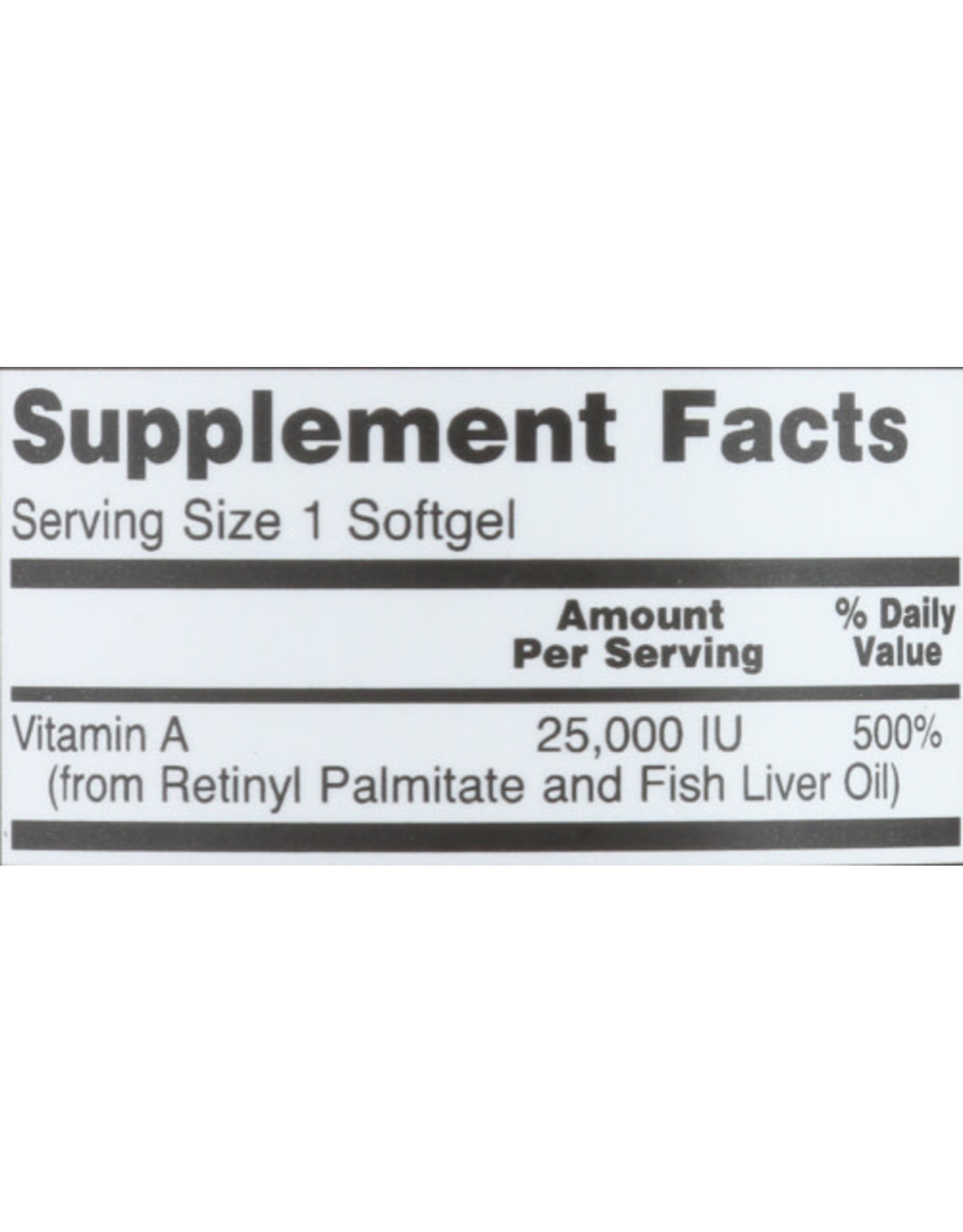 NOW® X Now Vitamin A 25000 Essential Nutrition 100 Softgels