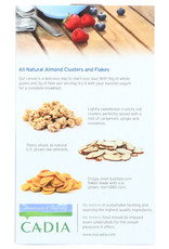 CADIA CADIA ALL NATURAL ALMOND CLUSTERS AND FLAKES, 11 OZ.