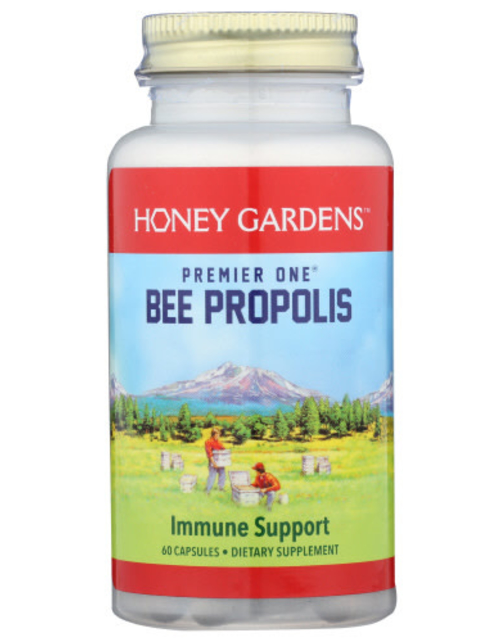 HONEY GARDENS PREMIER ONE BEE PROPOLIS DIETARY SUPPLEMENT, 60 CAPSULES