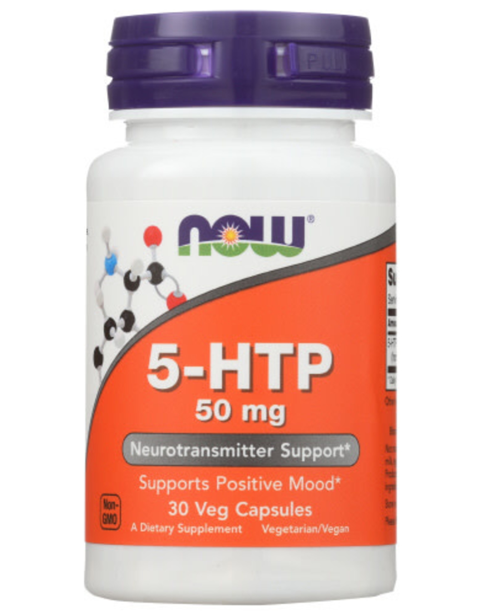 NOW FOODS 5HTP 50 MG, 30 CAPSULES Dutchmen Organics