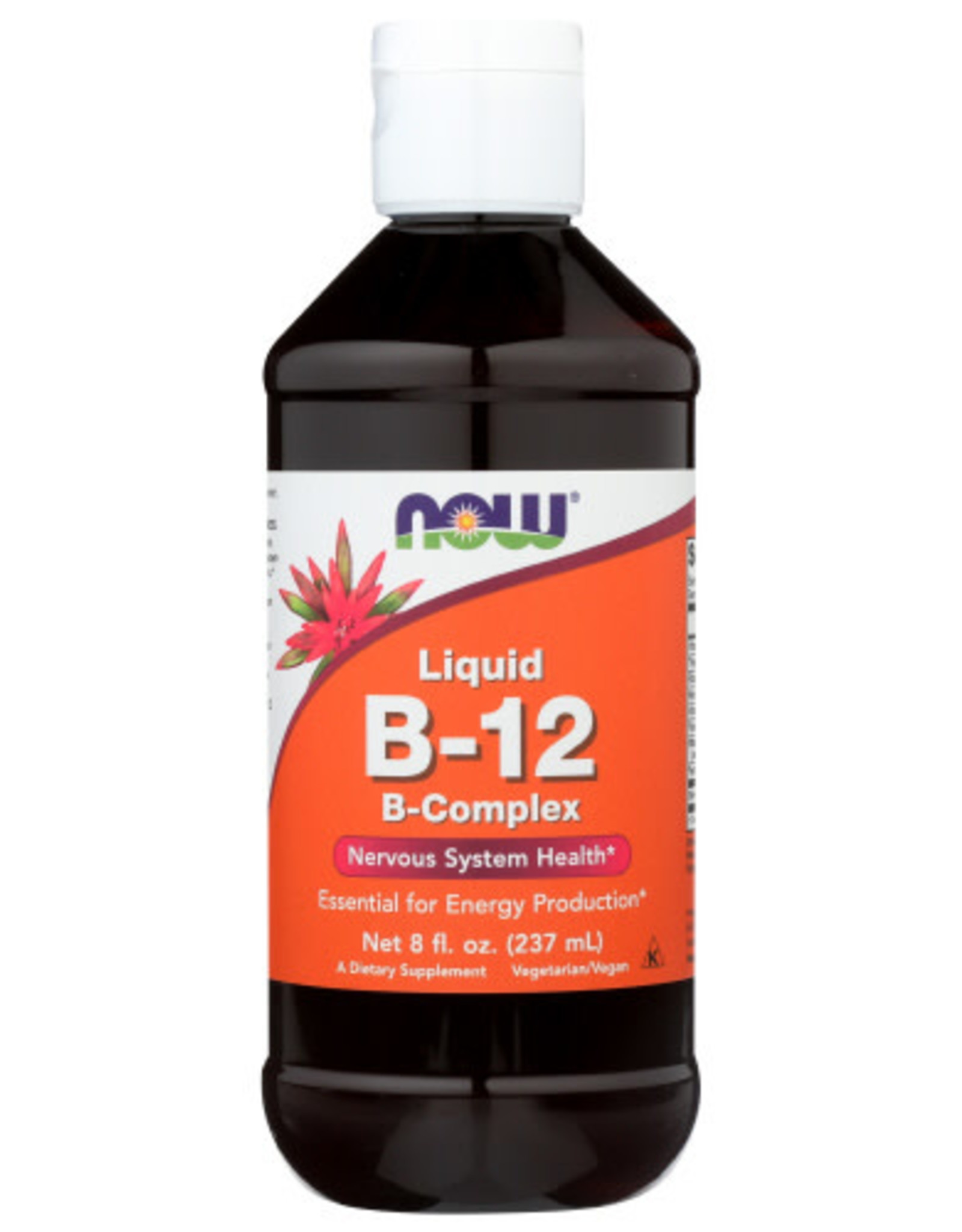 NOW FOODS NOW FOODS B-12 B-COMPLEX LIQUID DIETARY SUPPLEMENT, 8 FL. OZ.