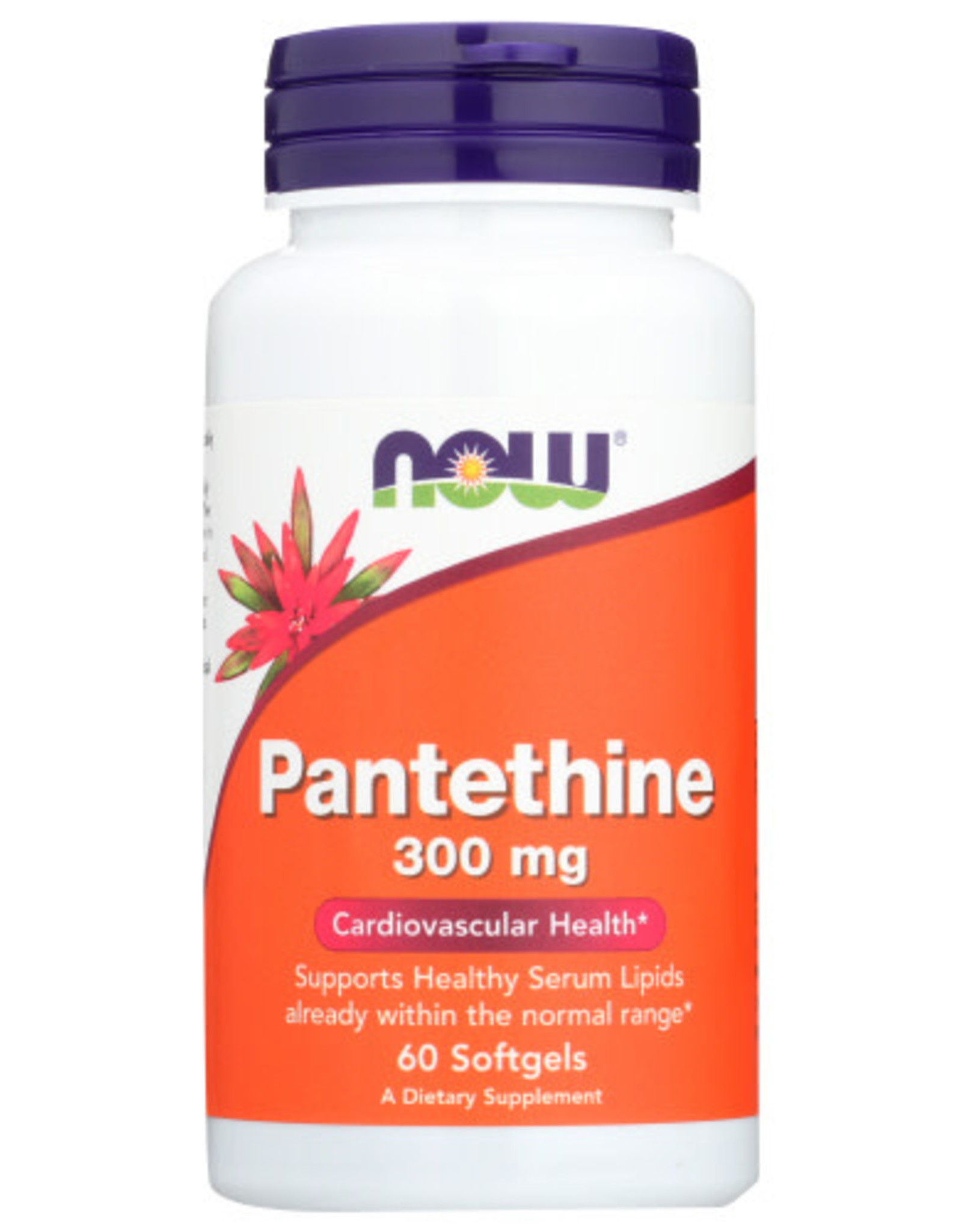 NOW FOODS X Now Pantethine 300mg Cardiovascular Health 60 Softgels