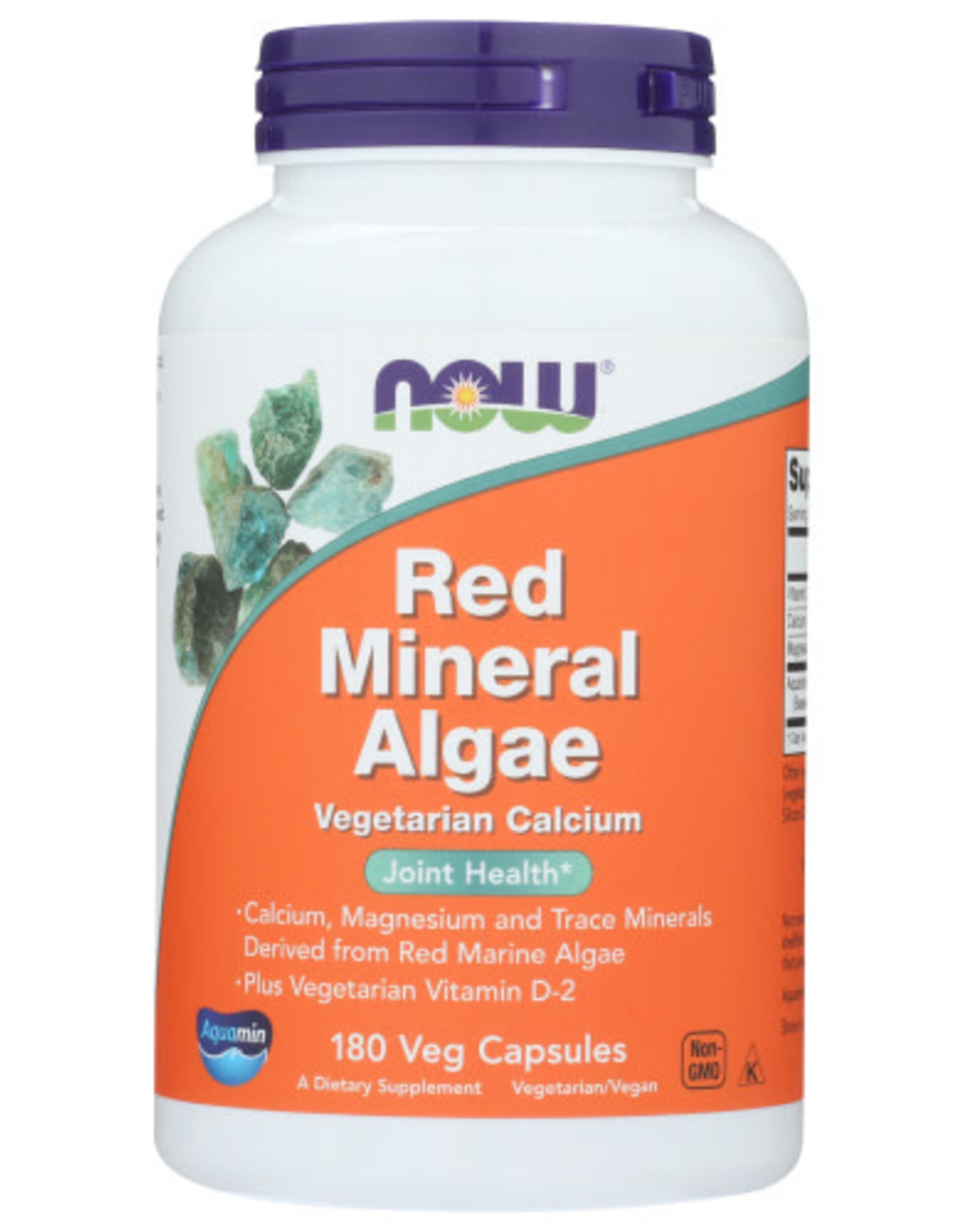 NOW® X RED MINERAL ALGAE (Aquamin) 180 VCAPS 180 VCAPS
