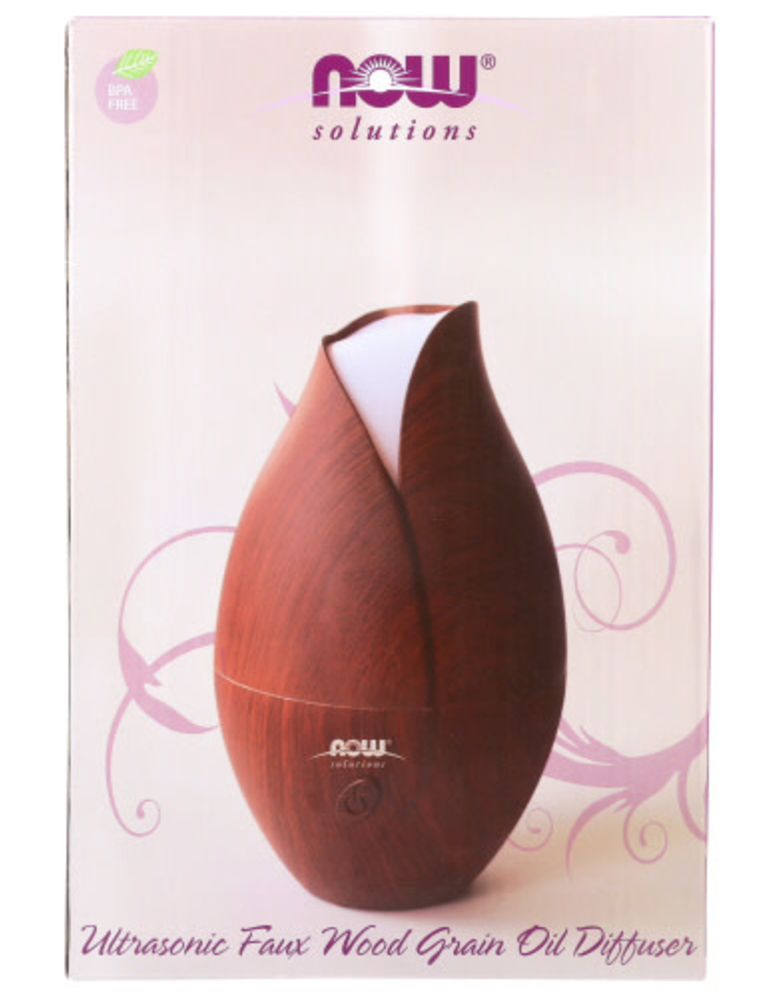 NOW® SOLUTIONS NOW FOODS OIL DIFFUSER FAUX WOODEN ULTRASONIC, 1 EACH