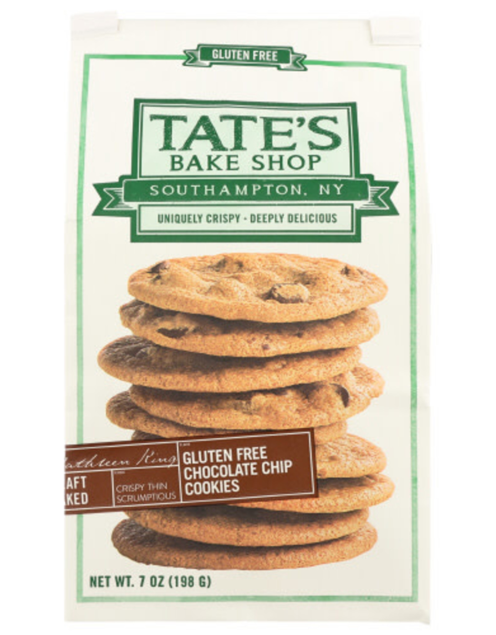 TATE'S BAKE SHOP TATE'S BAKE SHOP COOKIES, GLUTEN FREE CHOCOLATE CHIP, 7 OZ.