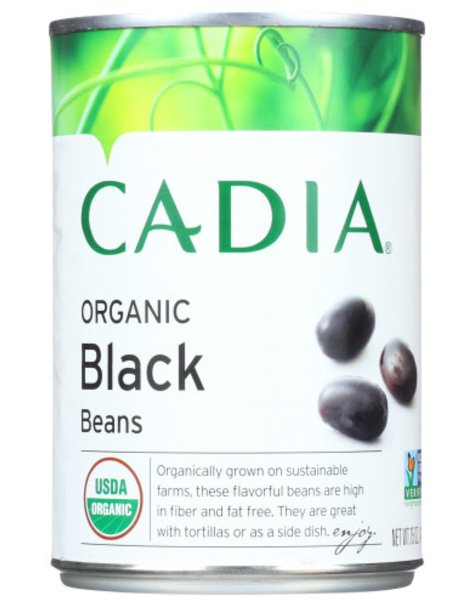 CADIA CADIA ORGANIC BLACK BEANS, 15 OZ.