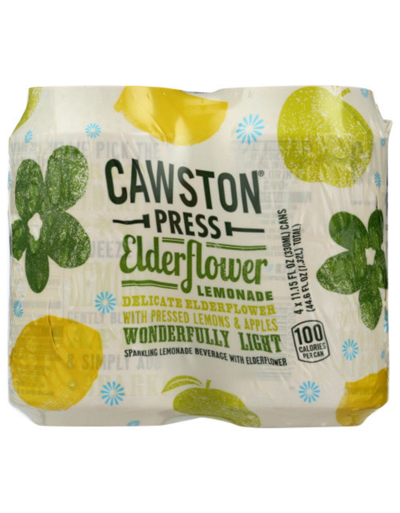 CAWSTON PRESS® CRAWSTON PRESS CRAFT SODA, ELDERFLOWER LEMONADE, 4 CANS