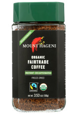 MOUNT HAGEN MOUNT HAGEN ORGANIC FAIRTRADE INSTANT DECAFFEINATED COFFEE, 3.53 OZ.