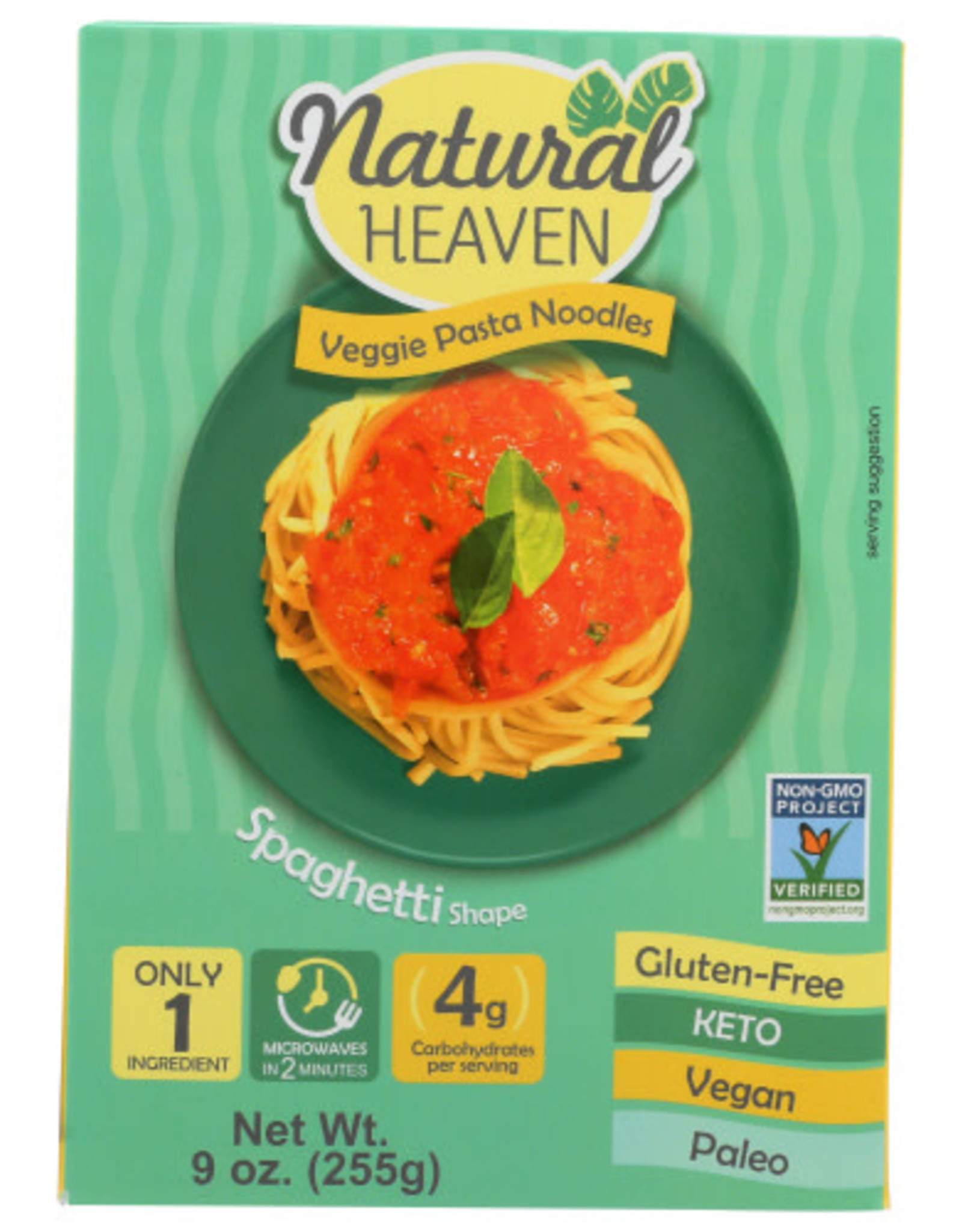 NATURAL HEAVEN Nature Heaven Veggie Pasta Noodles Spaghetti Shape 9 oz