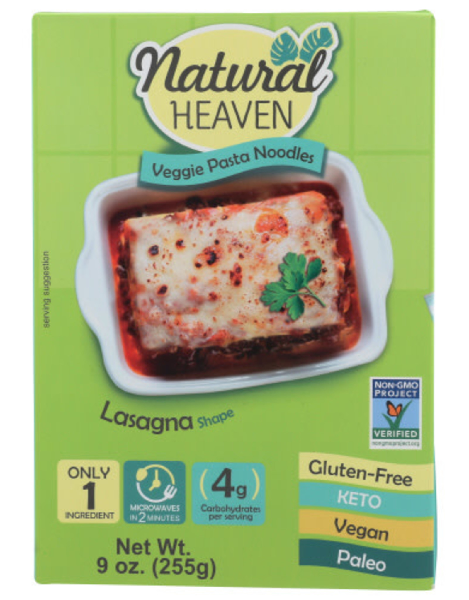 NATURAL HEAVEN Nature Heaven Veggie Pasta Noodles Lasagna 9 oz