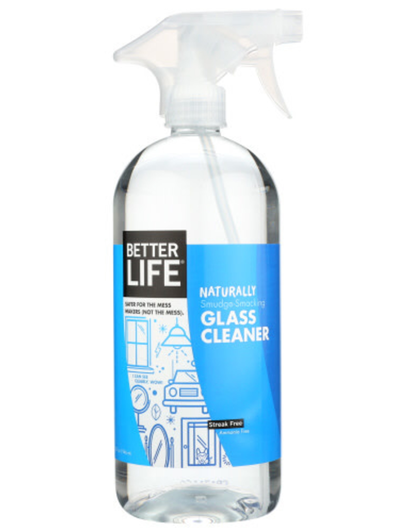 BETTER LIFE BETTER LIFE GLASS CLEANER, 32 FL. OZ. BOTTLE