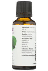 NOW® NOW 100% PURE LIME OIL, 1 FL. OZ.