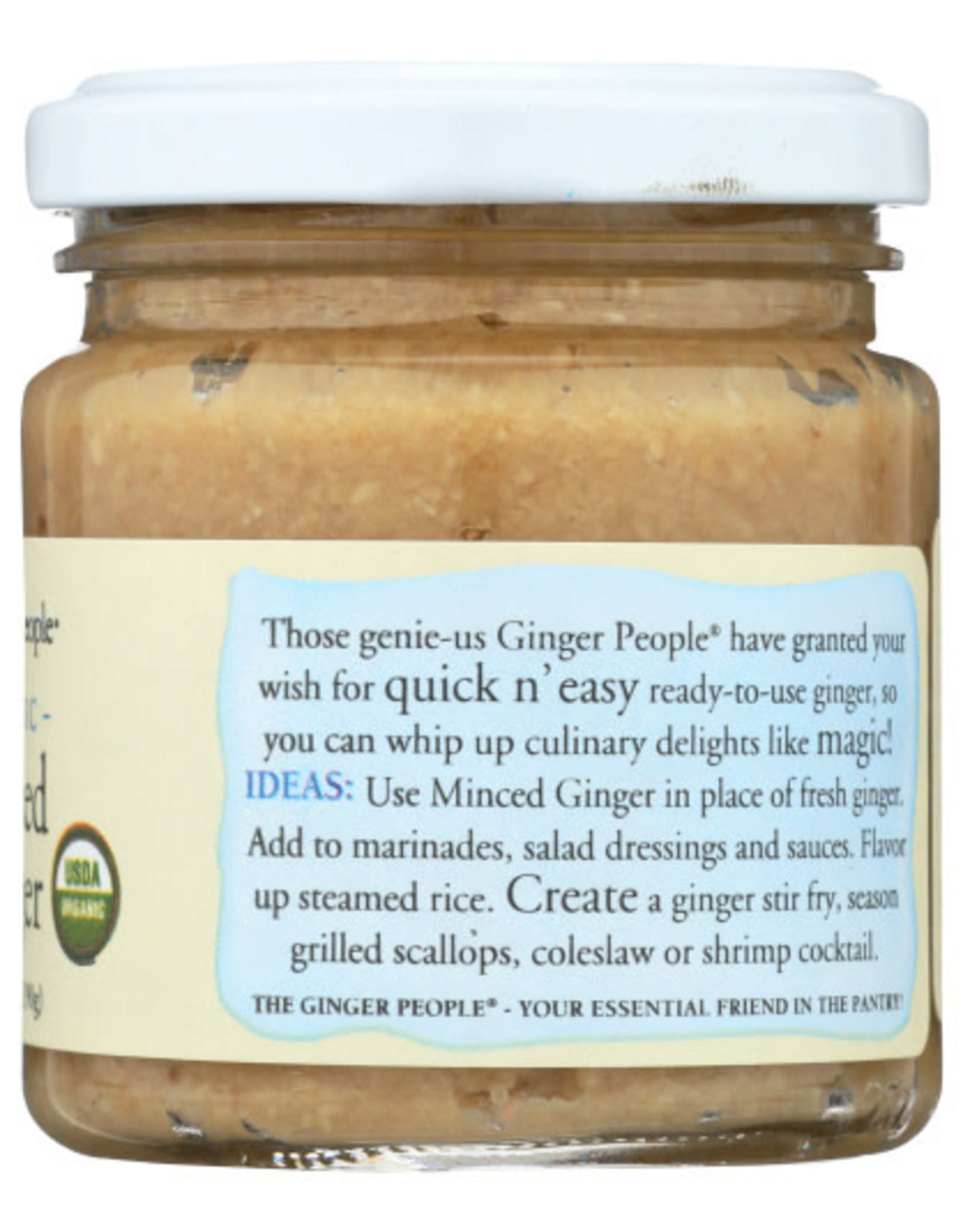 THE GINGER PEOPLE® THE GINGER PEOPLE ORGANIC MINCED GINGER, 6.7 OZ.