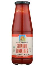 BIONATURAE ORGANIC STRAINED TOMATOES, 24 OZ. BOTTLE