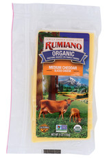 RUMIANO FAMILY RUMIANO FAMILY ORGANIC CHEESE, SLICED MEDIUM CHEDDAR SHINGLE, 6 OZ.