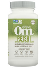 Om Reishi Mushroom Powder 90 Veg Capsules