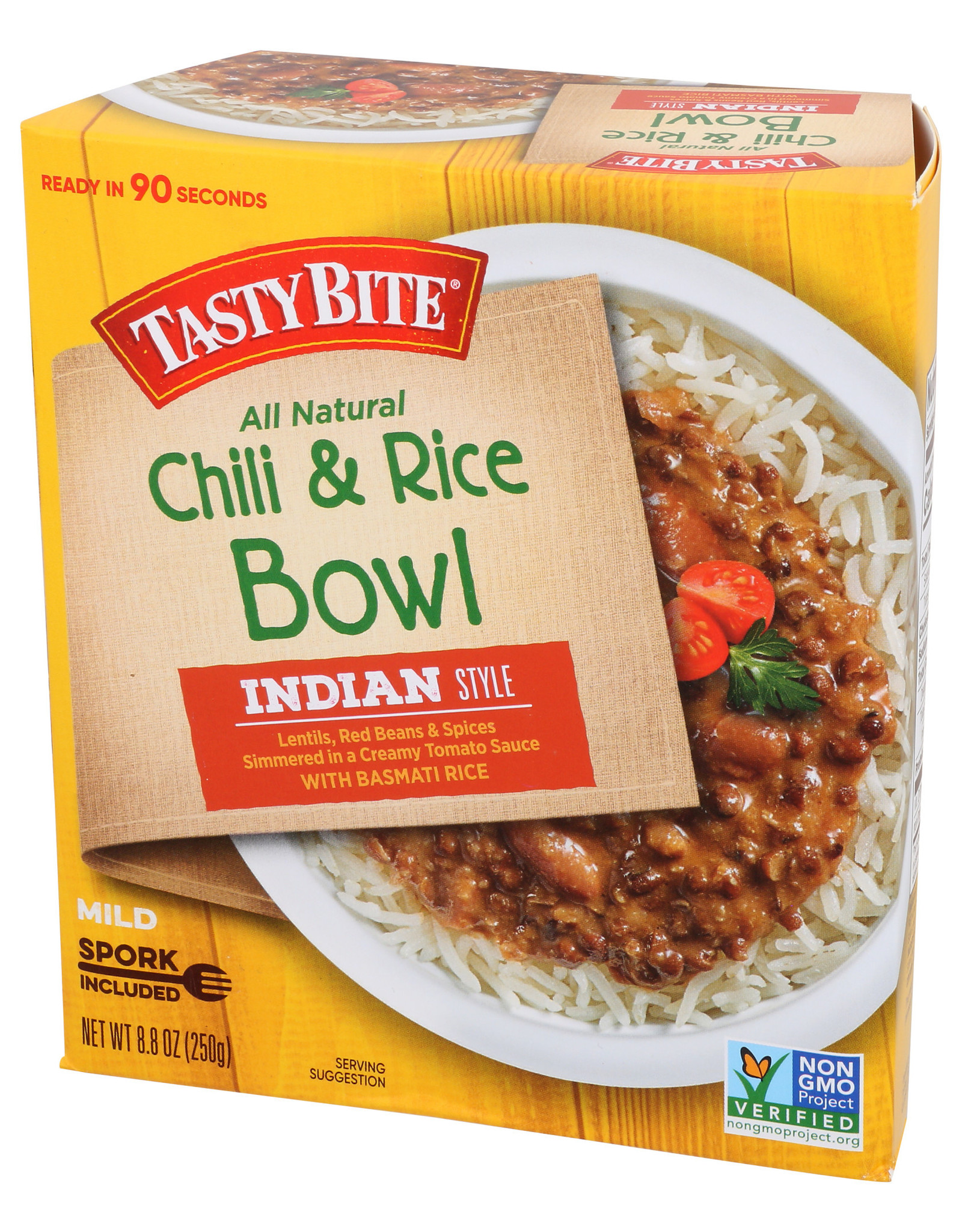 TASTY BITE CHILI & RICE BOWL Dutchmen Organics