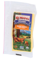 RUMIANO FAMILY RUMIANO FAMILY ORGANIC CHEESE, SLICED MEDIUM CHEDDAR SHINGLE, 6 OZ.