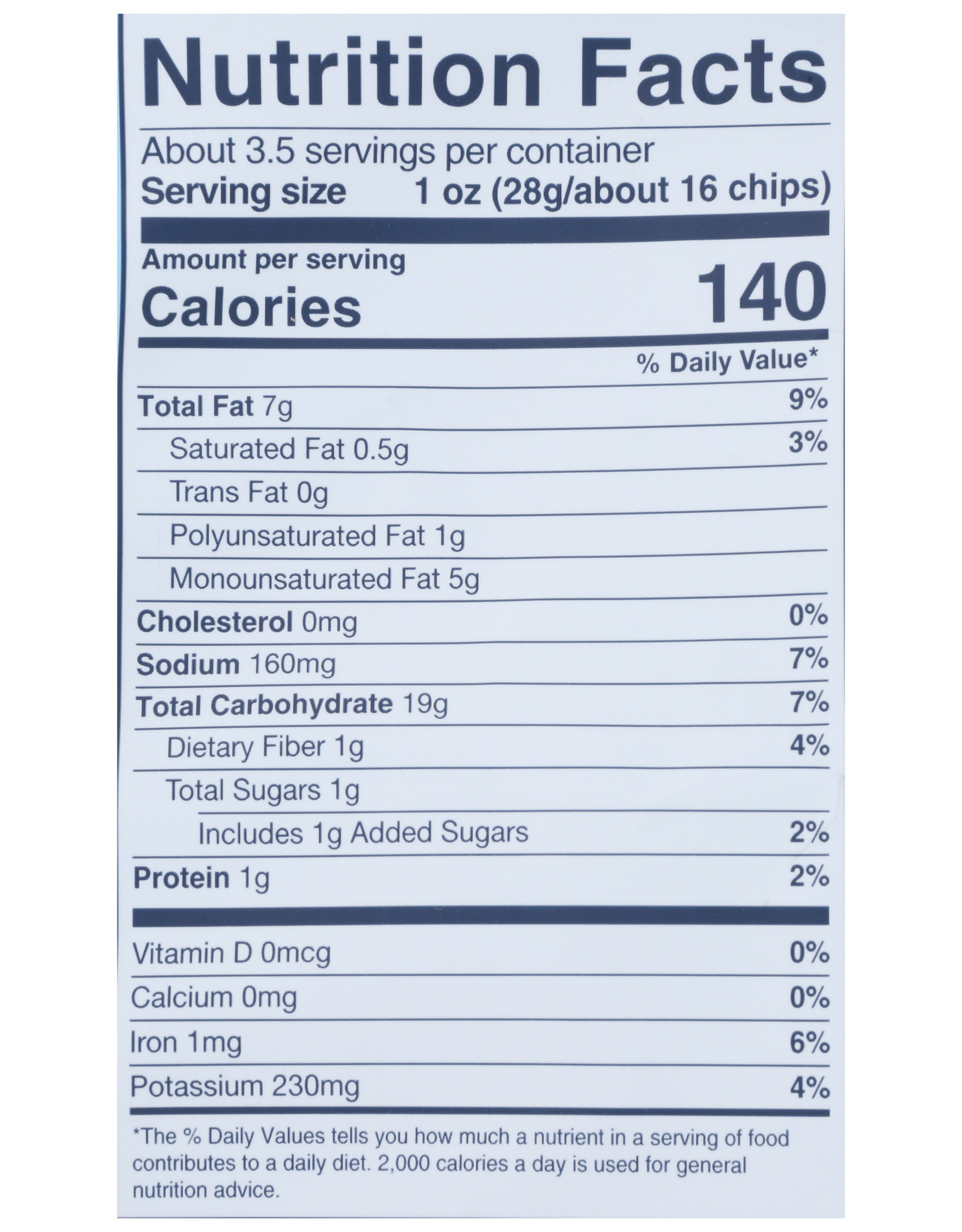 SIMPLY 7 SIMPLY7 QUINOA CHIPS, SEA SALT, 3.5 OZ.