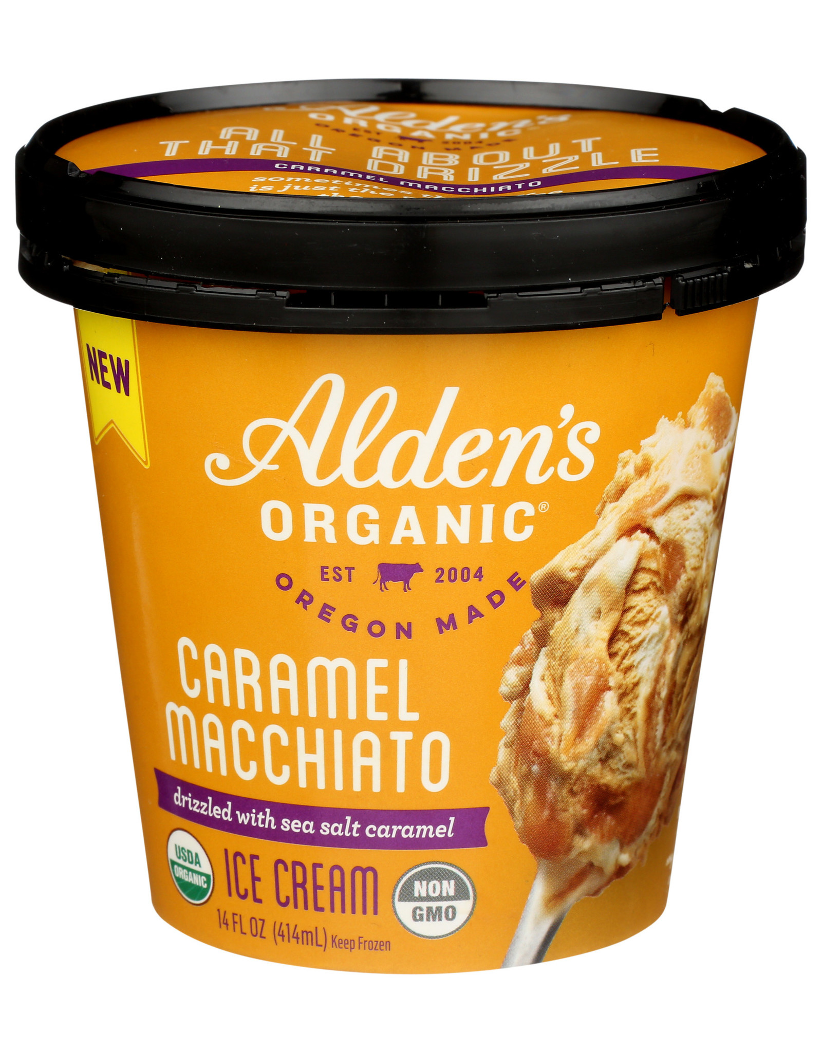 Alden’s Organic Caramel Macchiato Ice Cream 14 oz