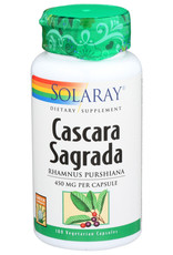 X Solaray Cascara Sagrada 100 Vegetarian Capsules